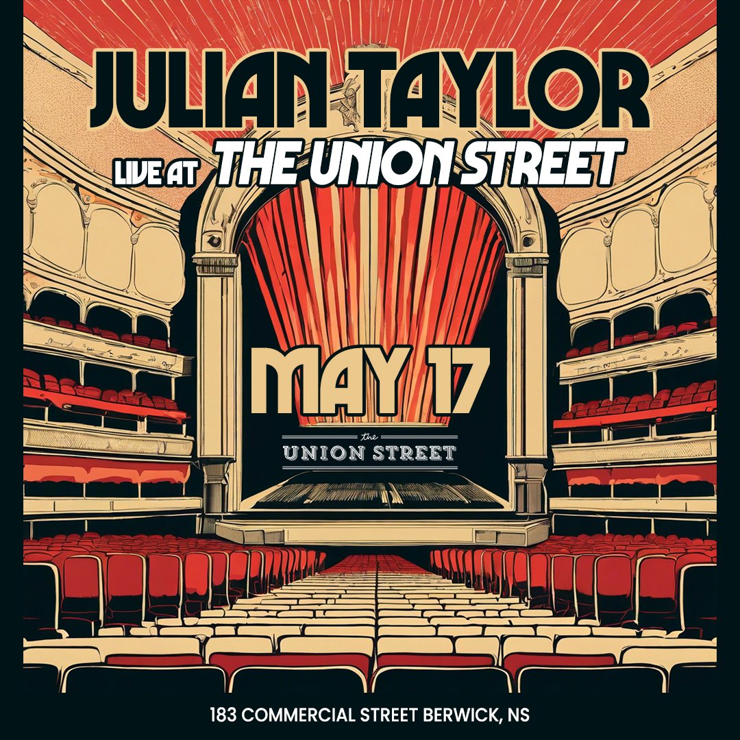 I will be performing at #TheUnionStreet in Berwick, NS on Friday, May 17th Tickets are on sale now tix.to/jtliveFB/skqnk See you there! Poster Slammin 2024 @slamminmusic