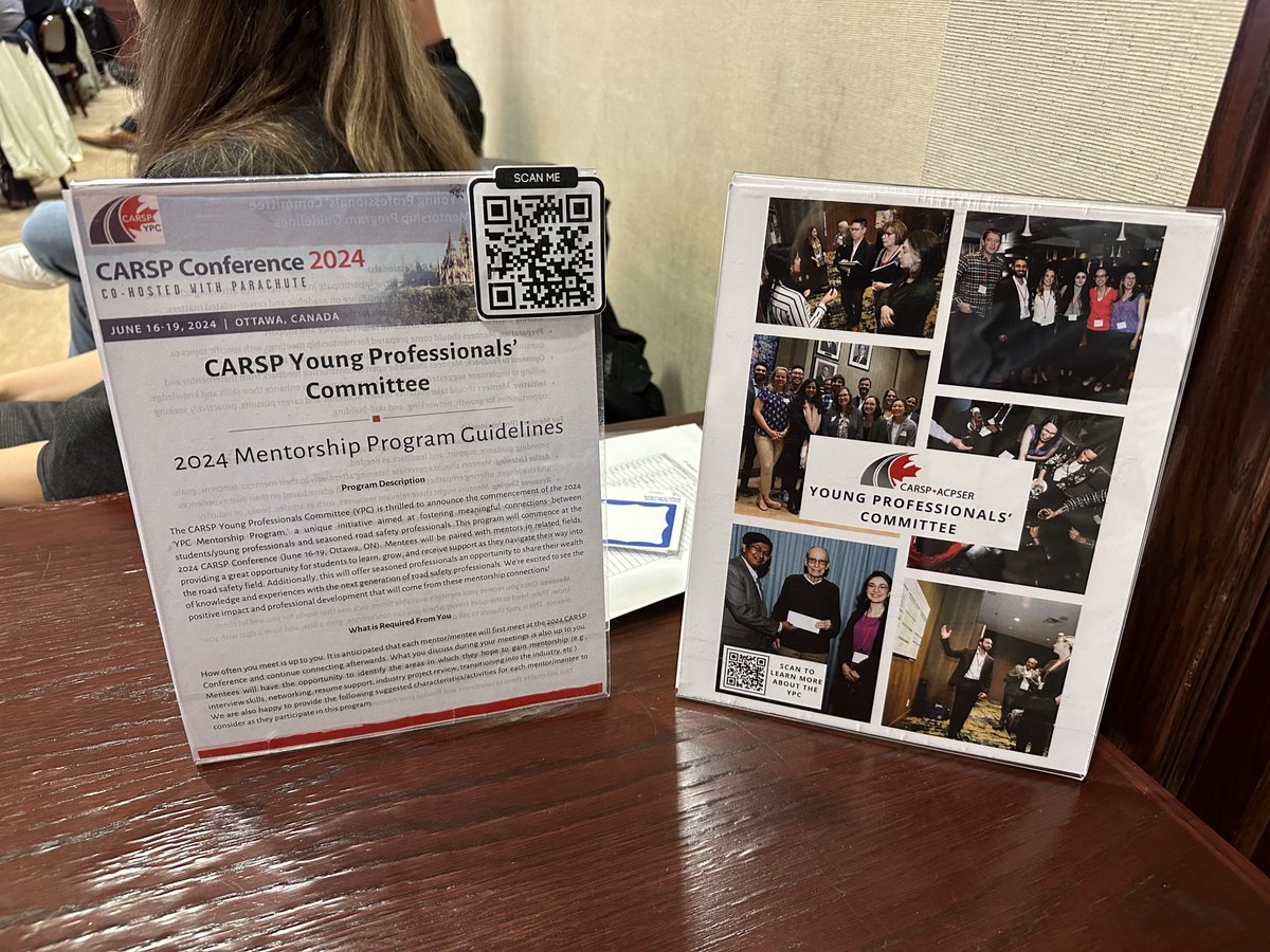The CARSP YPC was delighted to attend the 7th Ontario Road Safety Forum &amp; launch our NEW 2024 Mentorship program! Stay tuned for more info! #RoadSafety <a href="/CARSPInfo/">CARSP</a>
