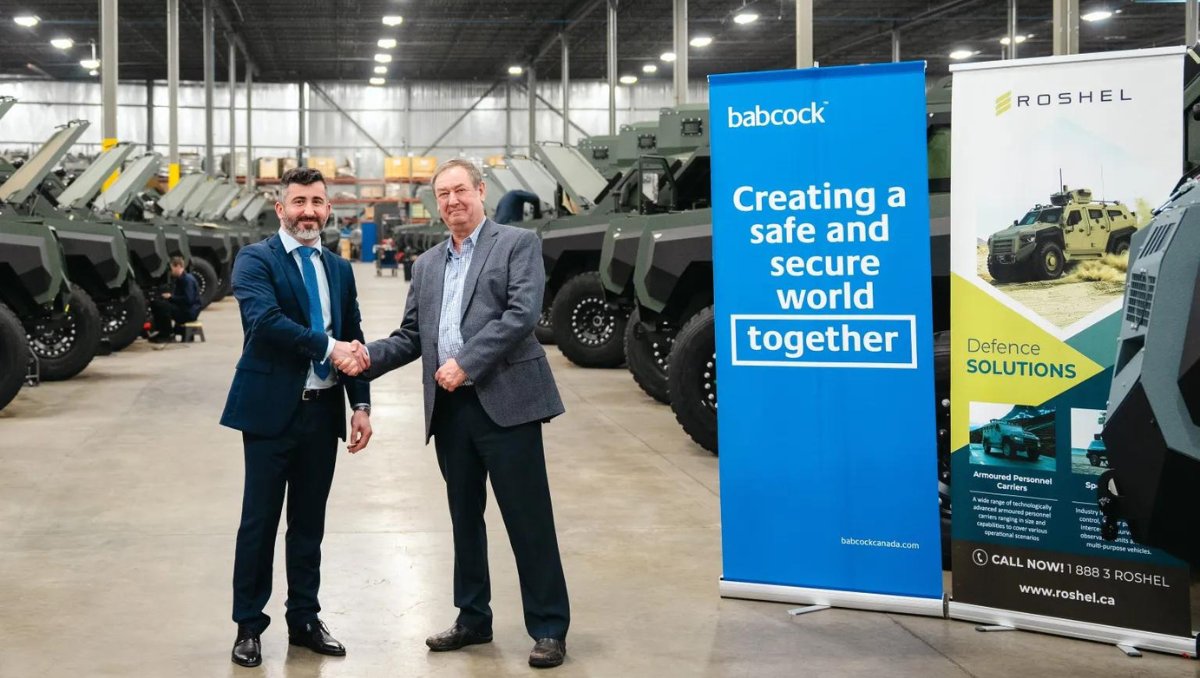 Big news! 🚀 @BabcockCanada and @RoshelDefence signs Memorandum of Understanding to strengthen support for the @CanadianForces and government agencies. Read more: loom.ly/tBkP1YM #CanadianDefenceReview #CDRmagazine #CanadianDefence #Defence @CanadianArmy