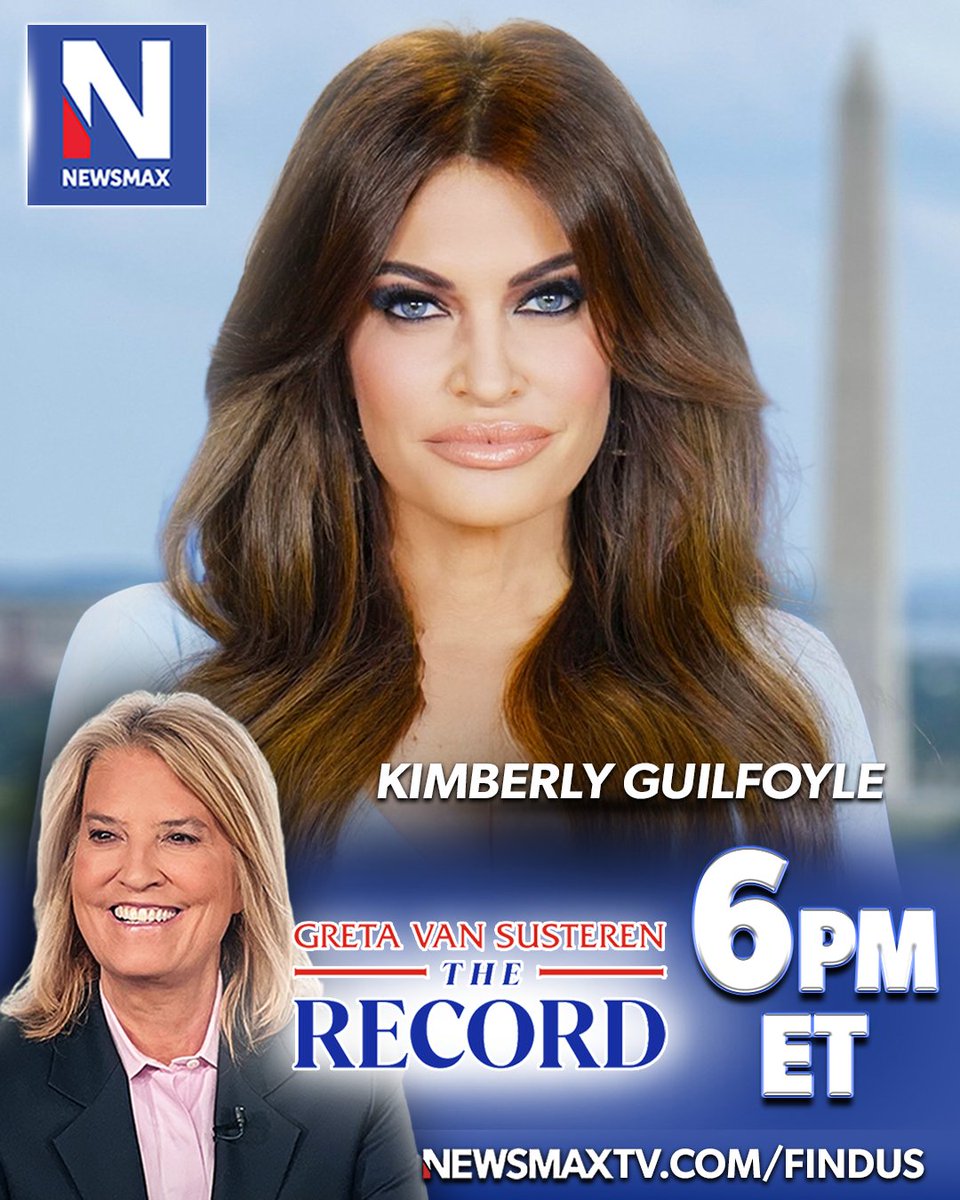 TONIGHT: Kimberly Guilfoyle joins 'The Record with Greta Van Susteren' to give her thoughts, as a former prosecutor, on the OJ Simpson case, and more — 6PM ET on NEWSMAX. WATCH: newsmaxtv.com/findus @kimguilfoyle