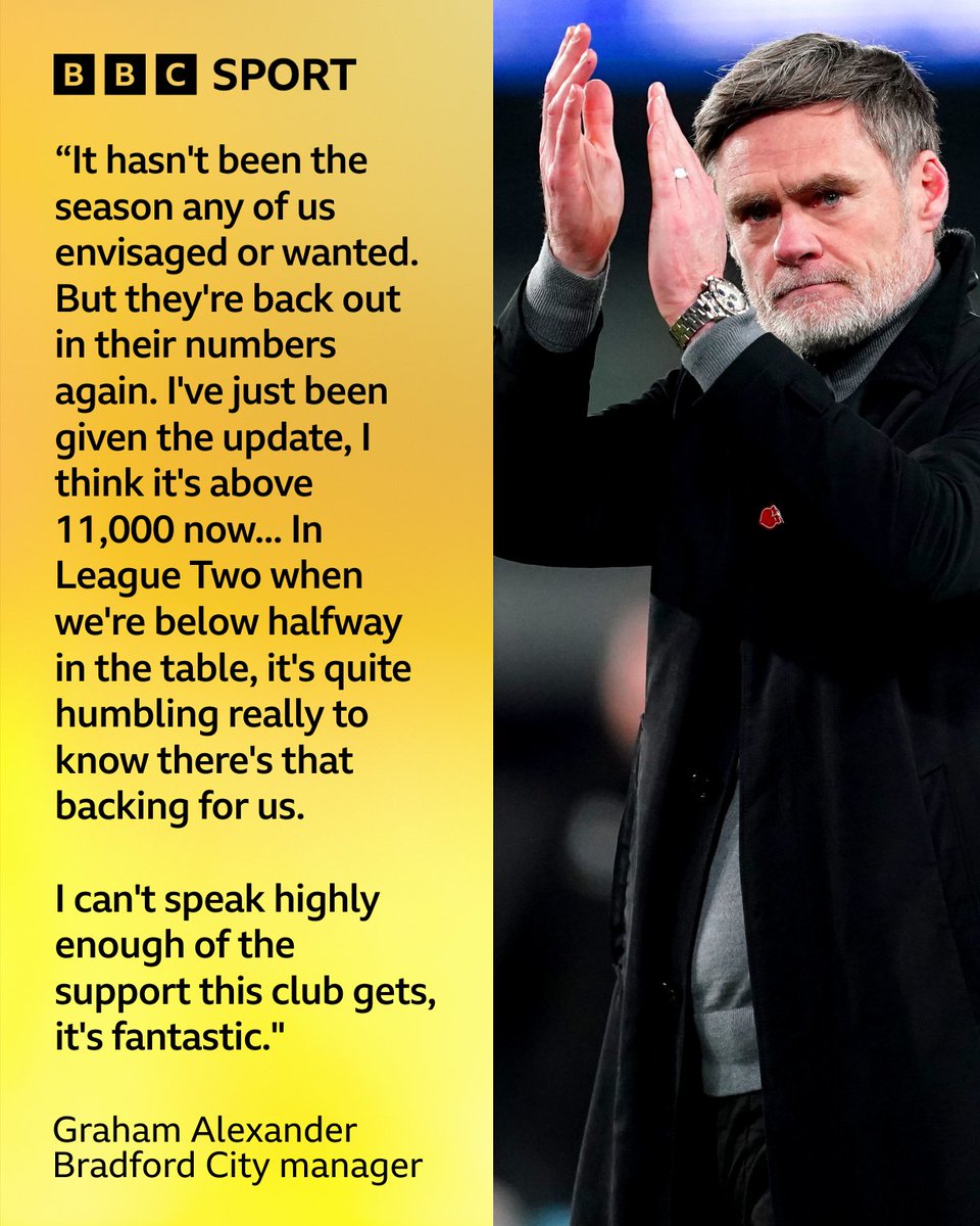 🟠 Catch up with @officialbantams manager Graham Alexander: ▪️ What's happening with player contracts? ▪️ Latest season ticket sales ▪️ Returning to Salford 🎧 Listen here: bbc.in/4awQ9d3 #BCAFC | #BBCFootball | #BBCEFL