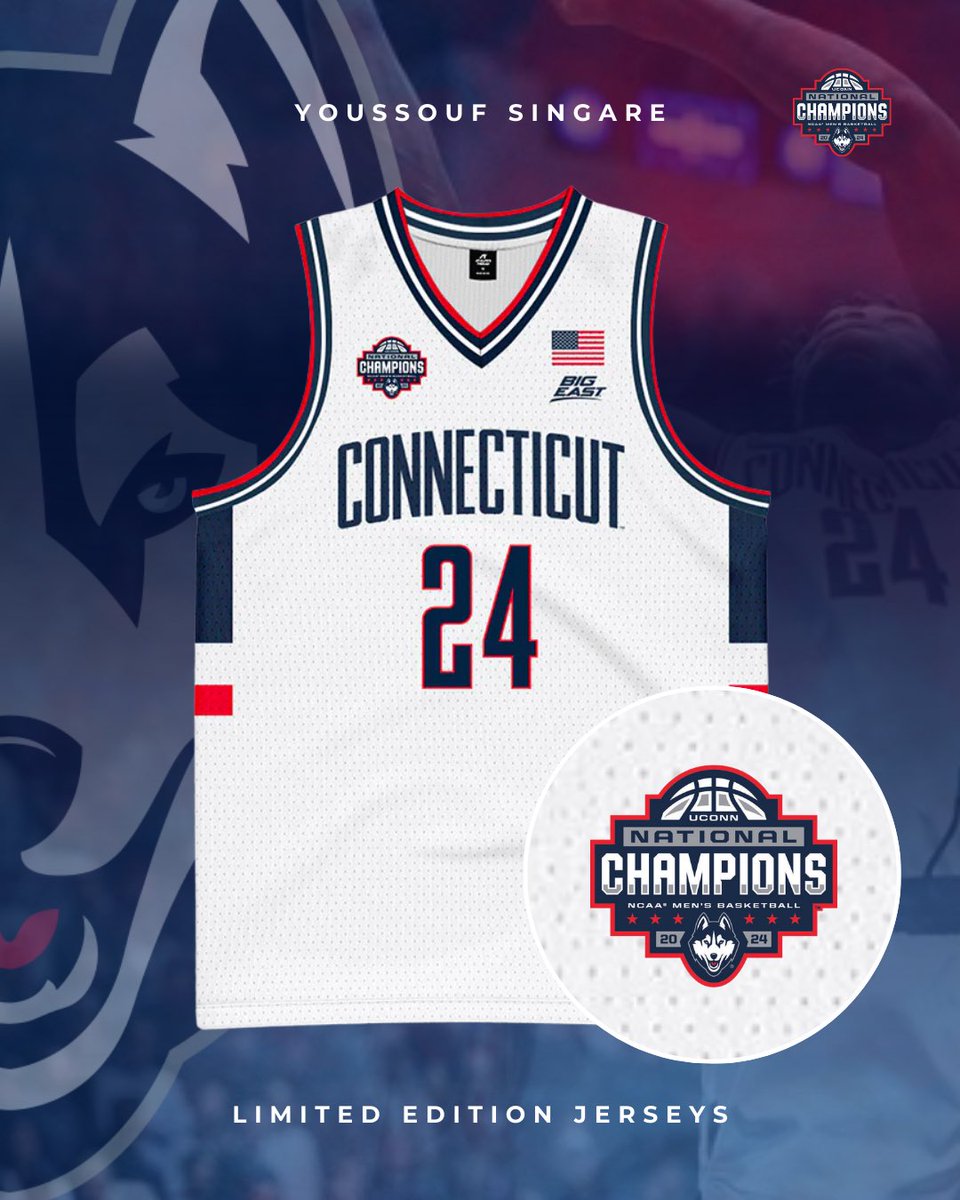 🔥NEW Limited Edition 2024 National Champions Replica Jerseys Now Available🏆💯 @youssoufSingar1 🛒 athletesthread.com/collections/uc…