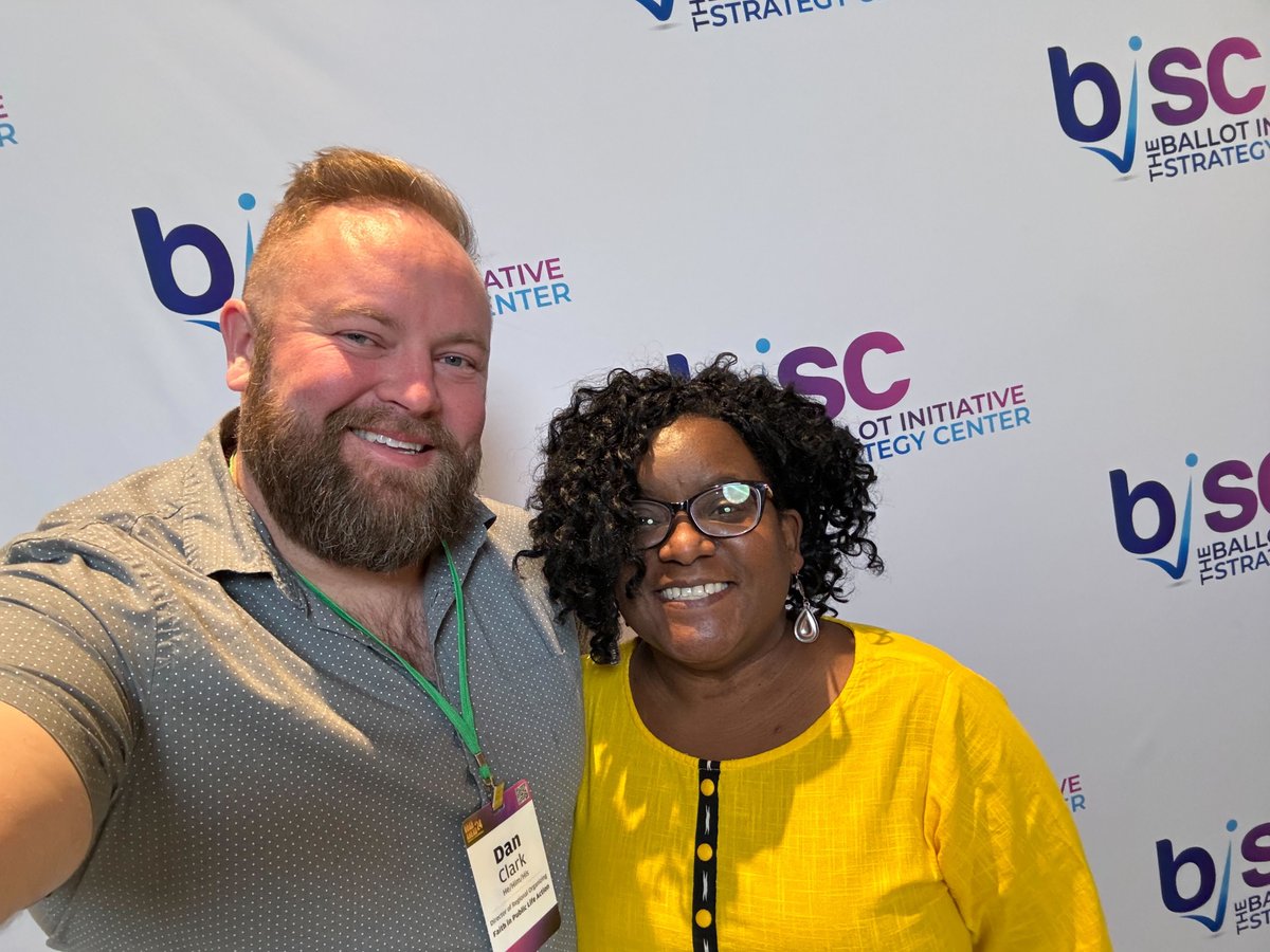 Rev. Dan Clark and Dora Muhammad from our amazing organizing team are wrapping up the last day at @BallotStrategy's #RoadAhead24 conference. Excited to build on this work with our partners to win on @yes4florida and other important campaigns across the country!
