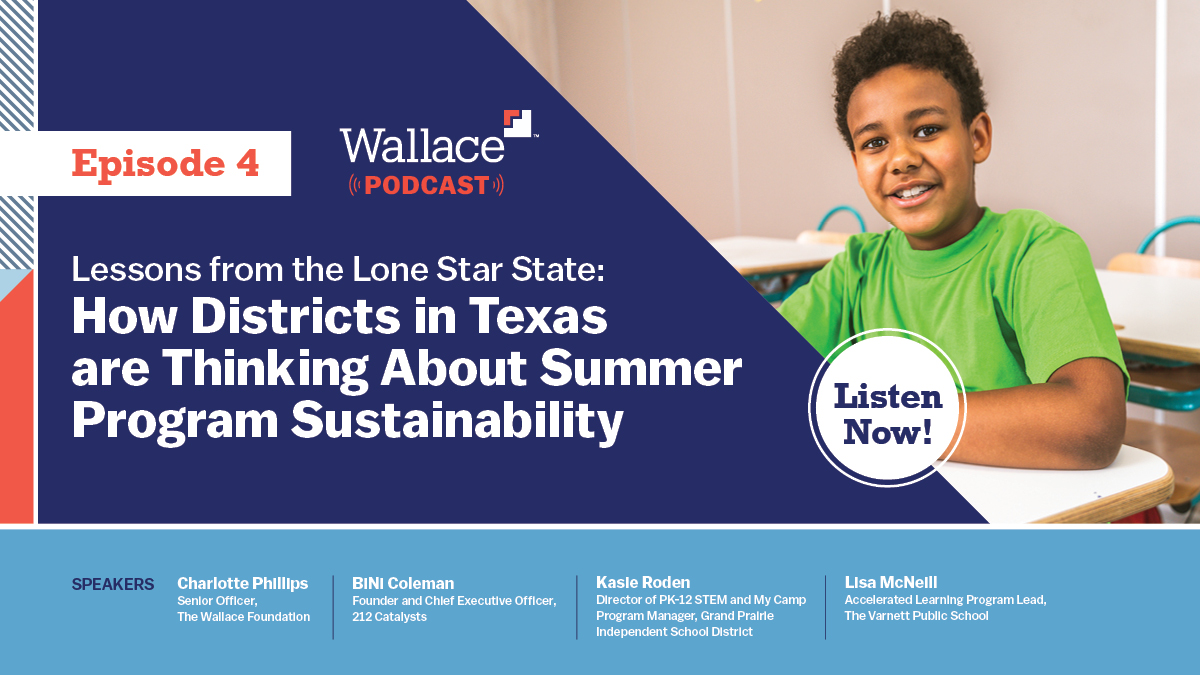 Out now: Two Texas district leaders join @212Catalysts BiNi Coleman to share insights about sustaining #summerlearning programs in the face of upcoming funding changes: bit.ly/42a4A3o