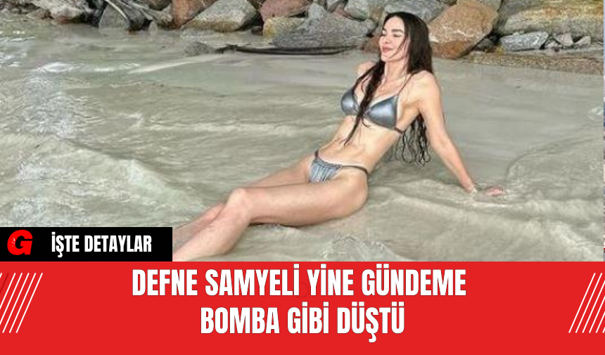 ⚡ Defne Samyeli Yine Gündeme Bomba Gibi Düştü: Ünlü sunucu Defne Samyeli, genç görünümü ve fit fiziğiyle dikkat çekmeye devam ediyor. Yaşının ilerlemesine rağmen, gençliğini koruyan Samyeli, bu bayram tatilini Seyşeller’de geçiriyor. dlvr.it/T5NQk7 #MAGAZİN