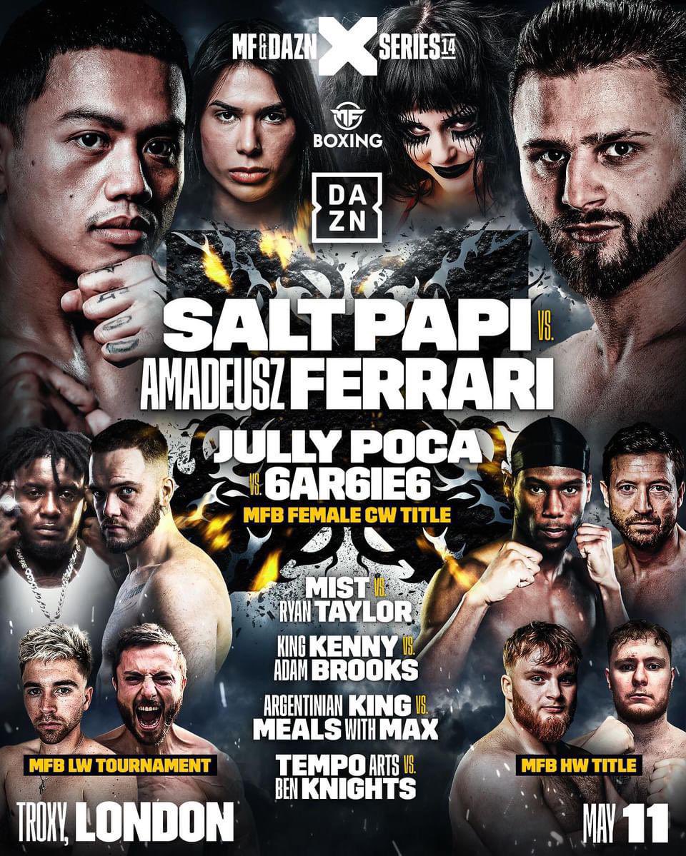 I’ve said it before and will say it again… This Misfits 014 card is huge. Jully Poca, Barbie, Amadeusz Ferrari and Salt Papi will pull in HUGE numbers. This card could easily be on the undercard of a PPV. Credit to @MamsTaylor. 👏🔥