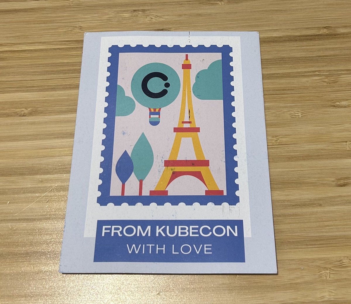 Look what arrived in the post today @RinkiyaKeDad 👀 Thanks for posting it ❤️🇫🇷 #KubeCon