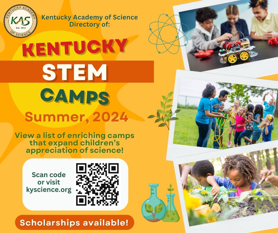 Justin McFadden (@readysetsci) on Twitter photo Scholarship opportunity for parents/guardians looking to send their K-12 kids to any STEM focused camp this summer - funding provided via <a href="/KyScientists/">KY Acad of Science</a> Scholarship opportunity for parents/guardians looking to send their K-12 kids to any STEM focused camp this summer - funding provided via <a href="/KyScientists/">KY Acad of Science</a>