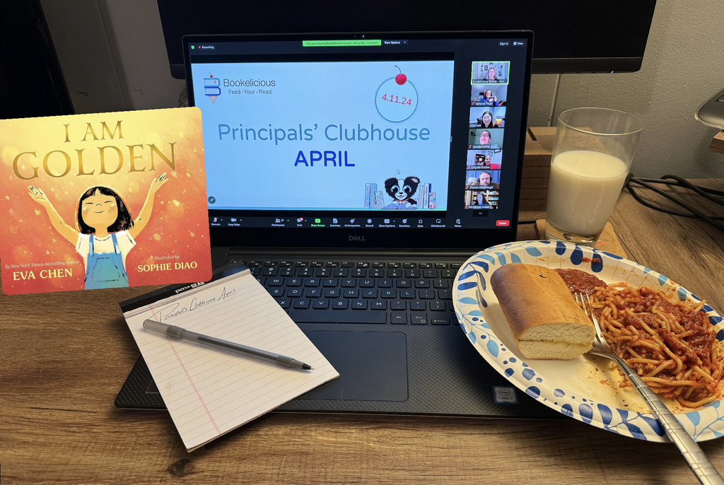 StefaniePitzer's tweet photo. Annnd it’s that time again for The Principal’s Clubhouse from @bookelicious Best. Day. Of. The. Month. #PrincipalsClubhouse #LWRocketsRead #Pitzer4e #momsasprincipals #principalsinaction https://t.co/mdEesEPhYa