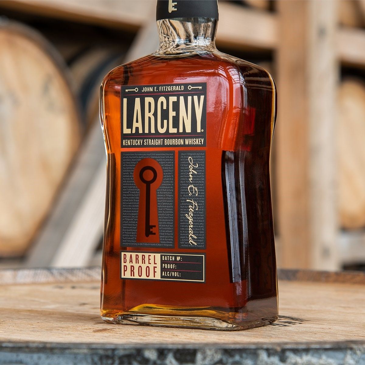 The first Larceny Barrel Proof of 2024, Batch A124 is bottled at 124.2-proof and offers a punchy heat but a sweeter, softer, and rounder flavor profile compared to bourbons that use rye as their secondary grain. You can find it at Frootbat. Shop now: buff.ly/43YflGM