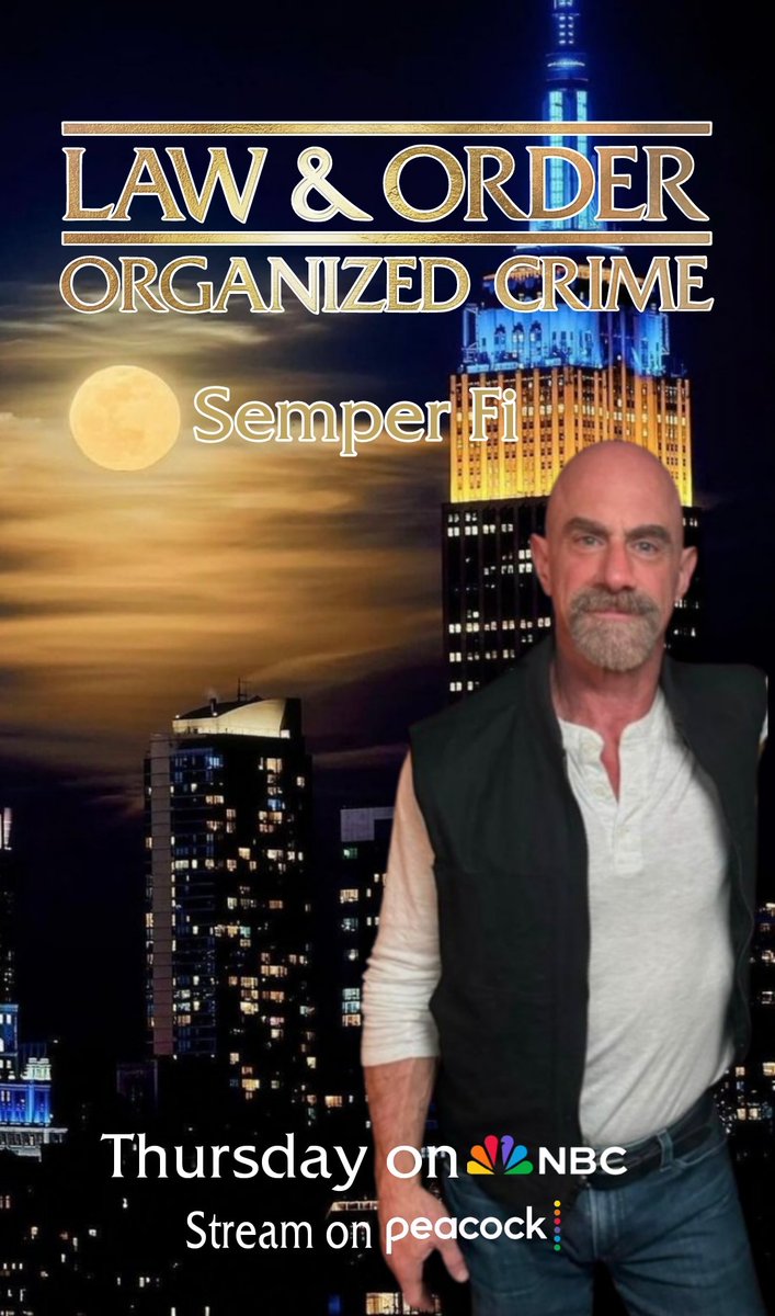 Tonight all new Organized Crime!#LawAndOrderOC #OrganizedCrime #ChristopherMeloni @Chris_Meloni