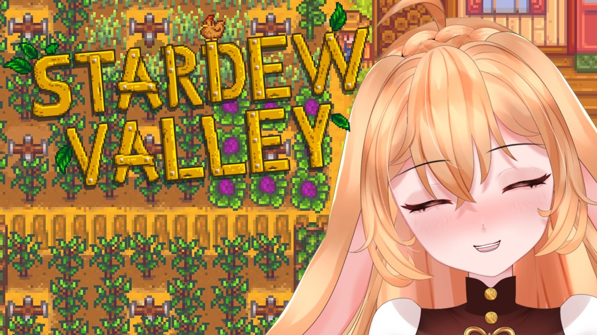 ┊STREAM ANNOUCEMENT I'm streaming Stardew Valley Tonight @ 10PM EST! We're grinding on the farm tonight ᕙ( •̀ ᗜ •́ )ᕗ 🌱 #emiONAIR┊#VTuberUprising┊#ENVtuber