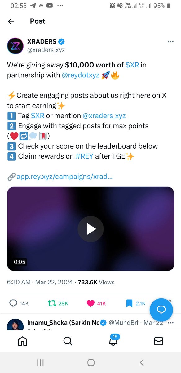 RamedaniReza's tweet photo. @pikaso_me 
Screenshot this $GMRX
$BLOCK
@GaiminLover 
$PARAM
@xraders_xyz 
$XR https://t.co/ZcaaiQQyNr