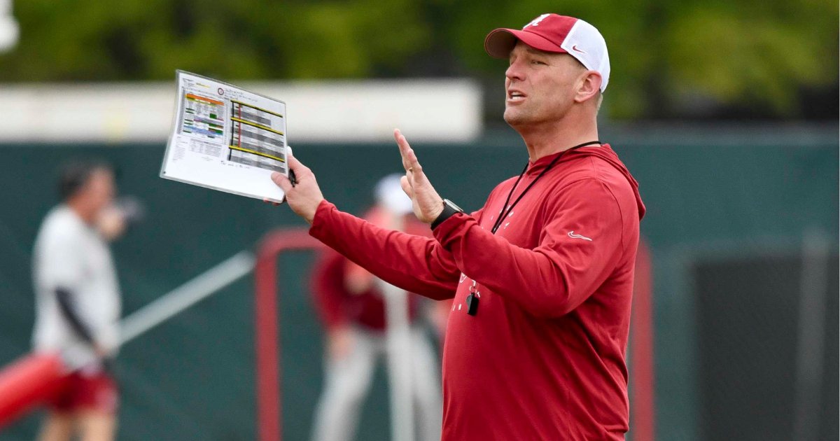 Kalen DeBoer lays out new format for #Alabama's 2024 spring game 'I like to look at it as practice No. 15. We'll see a lot of scrimmaging out there, but it's a chance for us to get better.' 🔗: on3.com/teams/alabama-…