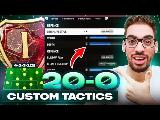 *POST PATCH* 20-0 BEST META 4231(2) CUSTOM TACTICS & INSTRUCTIONS IN FC 24 ULTIMATE TEAM youtu.be/EsYqQPpkANY