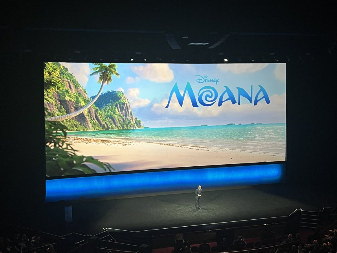 ‘MOANA’ is about to be showcased. #CinemaCon