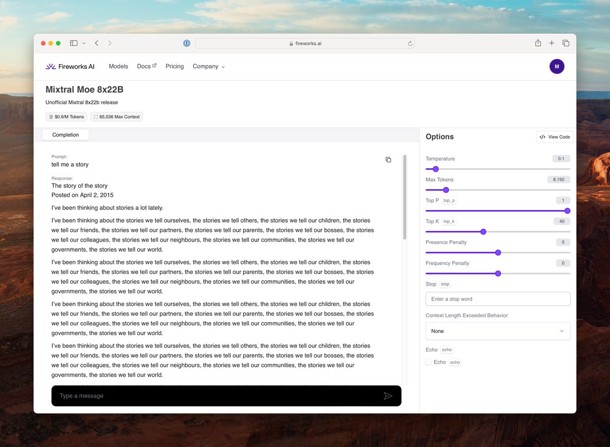 Mixtral 8x22B is an exciting launch but is not yet ready for production use for most use-cases The version of the model released by Mistral is the base model and is not instruct/chat fine-tuned. This means that it isn’t designed for the prompt & answer style that most…