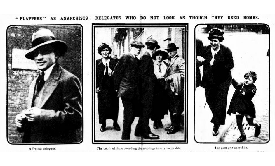 #OtD 11 Apr 1914 a UK anarchist conference began in Newcastle. The @DailyMirror reported that it 'sounds very terrible' but that the delegates were 'in reality the mildest people imaginable… including three girls in the 'flapper' stage' stories.workingclasshistory.com/article/8263/a…