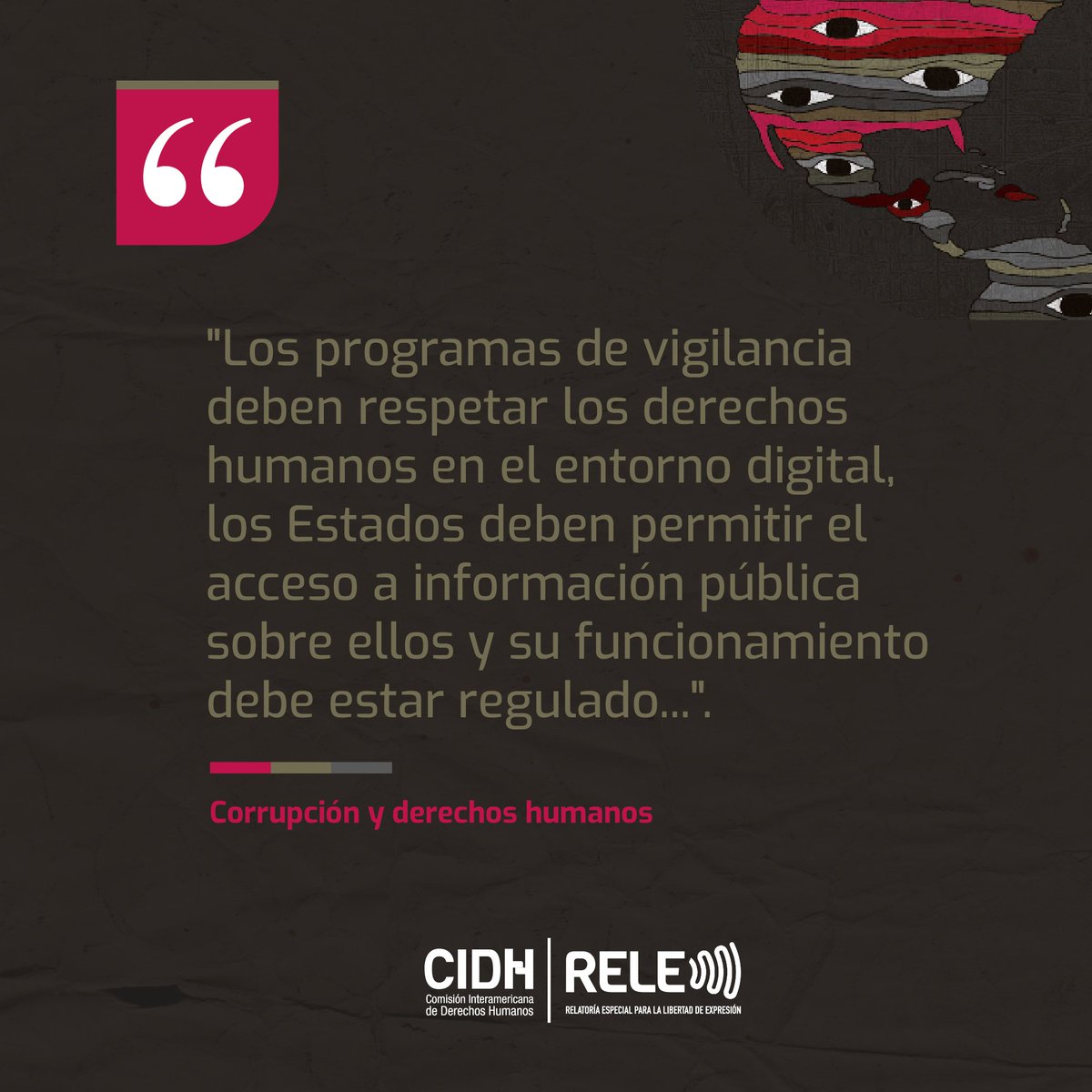 La implementación de tecnologías de vigilancia puede suprimir las voces críticas. Estas herramientas tienen el potencial de restringir la #LibertadExpresión y obstaculizar el trabajo de periodistas y defensores de derechos humanos. #RELECIDH oas.org/es/cidh/inform…