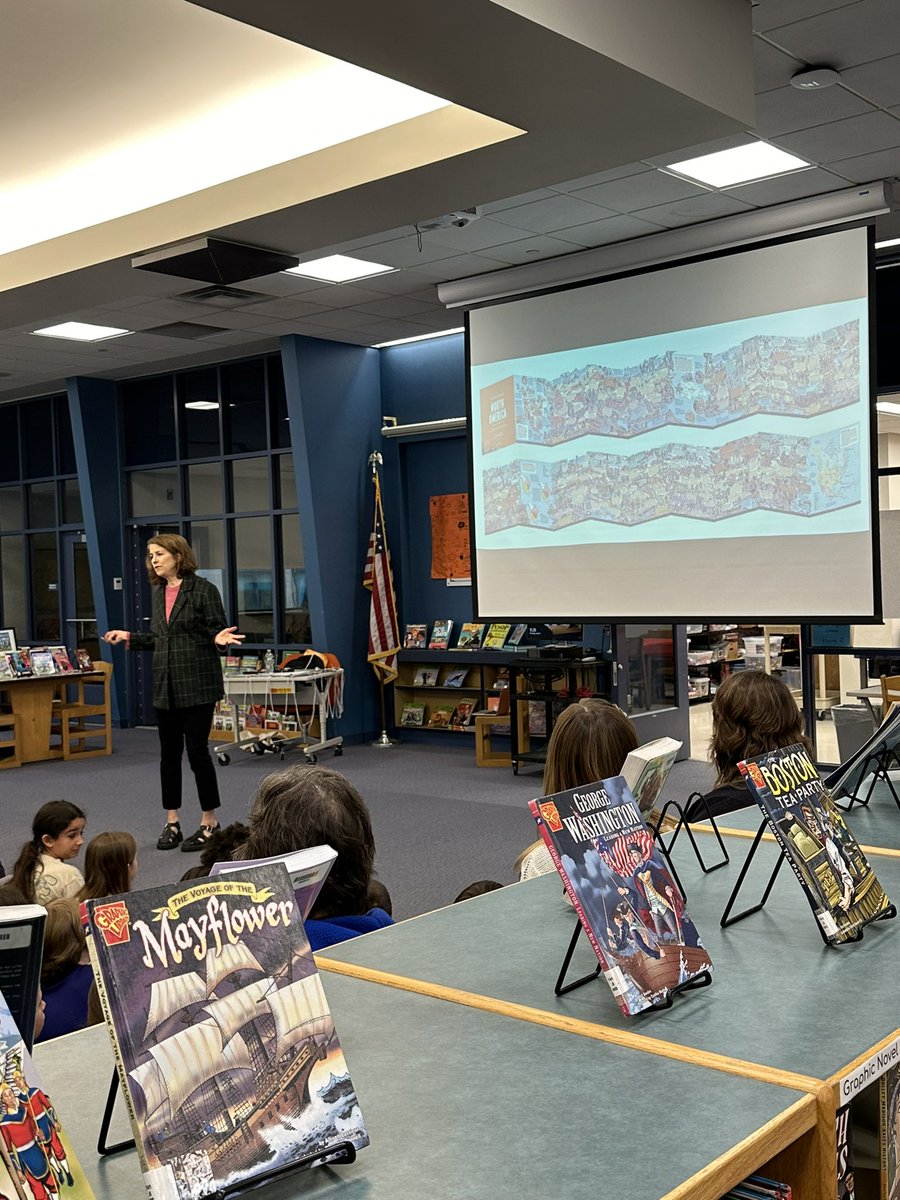 3rd Graders enjoyed a visit from author Sarah Albee! 📚 Thank you SNIS PTO for helping make this happen!