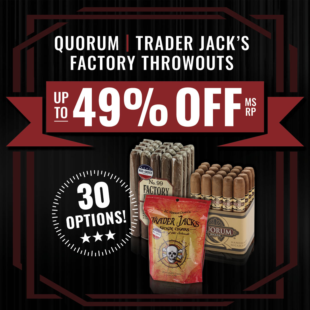 Save up to an additional 49% on our most popular J.C.Newman budget-friendly cigars. 20-count bundles start at just $23.95. Click here - ow.ly/2Ssh50ReyIV. #cigar #cigars