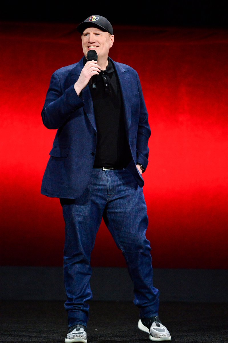 'Thunderbolts*' is the official title of next year's Marvel movie, asterisk included. Kevin Feige at #CinemaCon declined to say why there's an asterisk until the movie comes out.