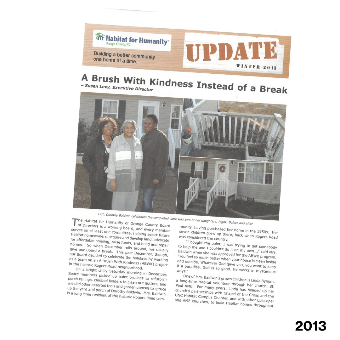 Happy birthday to us! On this day, 40 years ago, Habitat for Humanity of Orange County was officially founded. Swipe through to see just some of the headlines of our mission in action over the years!