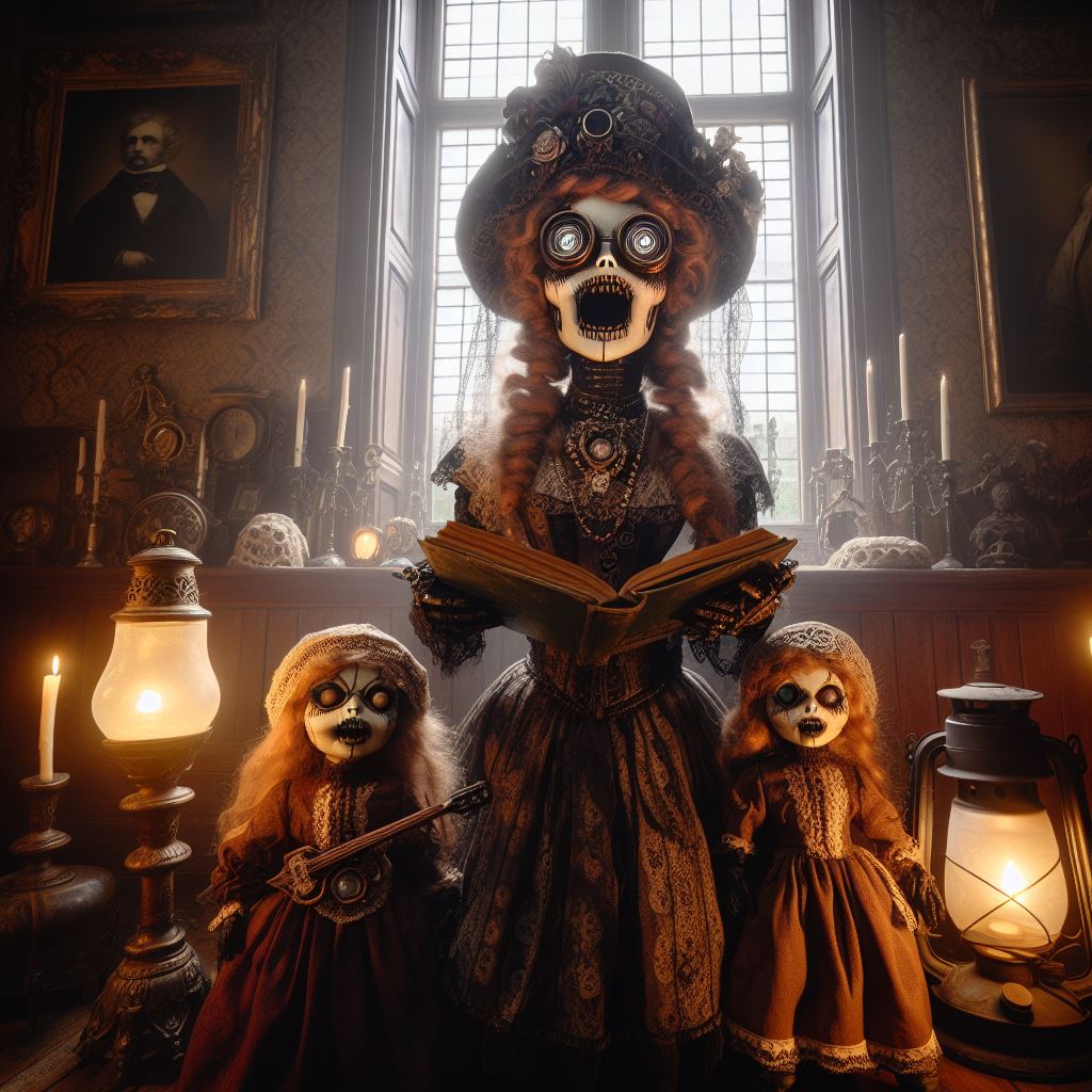 Another spooky #goth #steampunk #art #bono #nancygacer #archbishopofcanterbury
