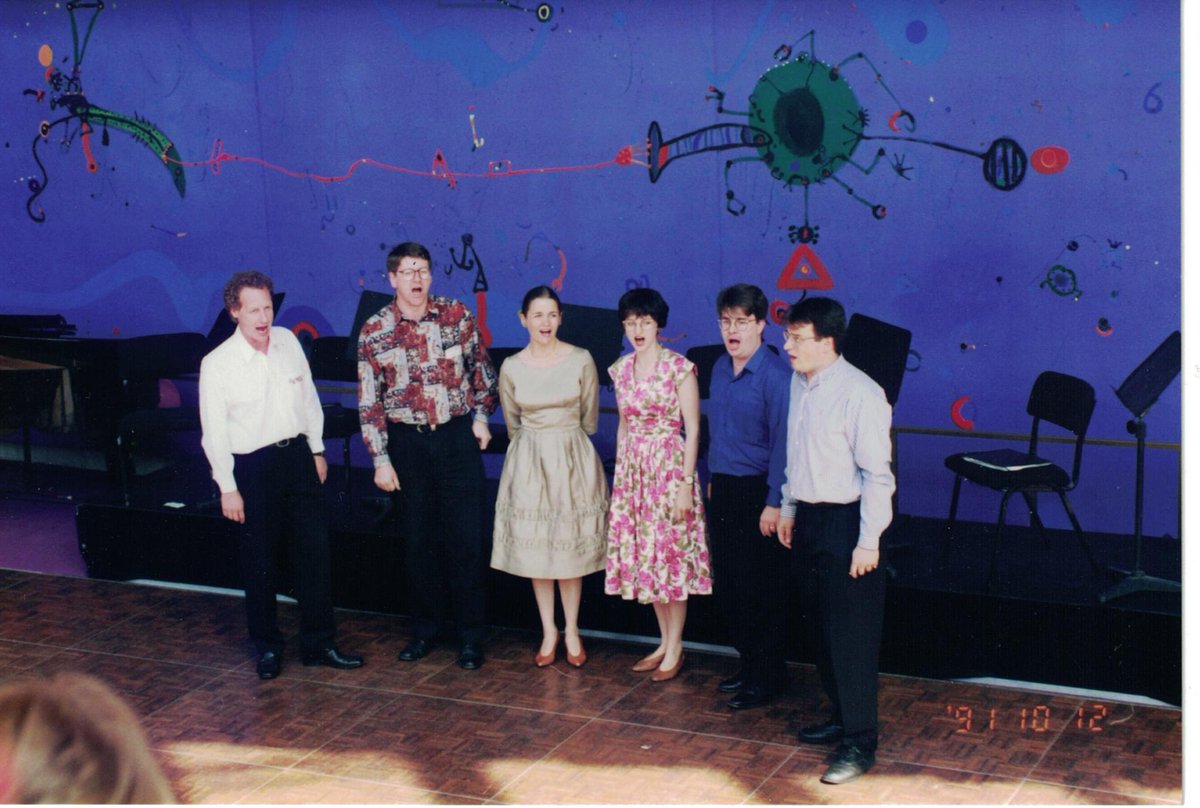 janeedwards4's tweet image. Yesterday was the first anniversary of John Olsen’s death. It was always beyond special performing in front on this monumental work of his, at Sydney Opera House, and how lucky were the patrons to have the performers framed by such?