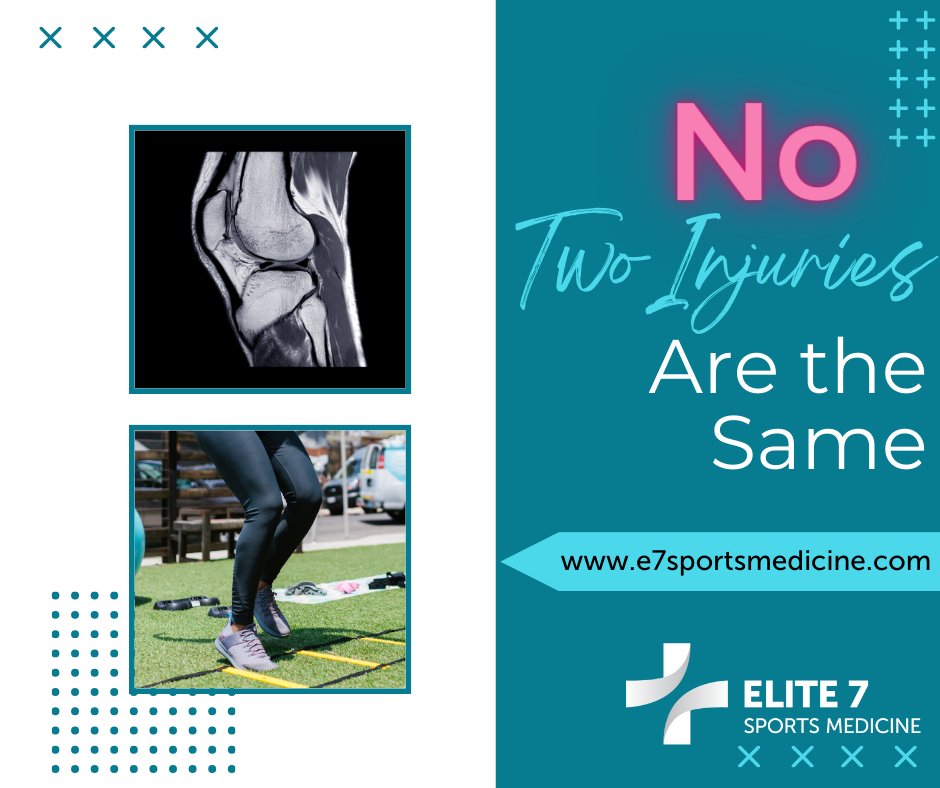 No two injuries are the same, which is why personalized rehabilitation is key! Explore our comprehensive approach to sports medicine rehabilitation in our Virtual Athletic Training Room, where customized plans and expert guidance lead to optimal outcomes.
#e7advantage #elite7