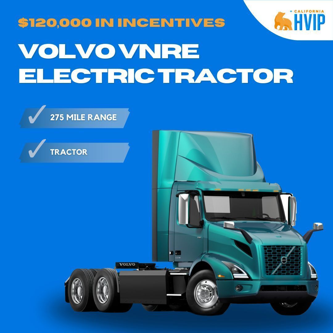 Still looking for your perfect #zeroemission #truck to add to your #fleet? We’ve got you covered! Check out the newest addition to our truck catalog, the @VolvoTrucksNA VNRe electric tractor. This #EV is now #HVIPeligible! Check out the specs 👉 buff.ly/48RnspB