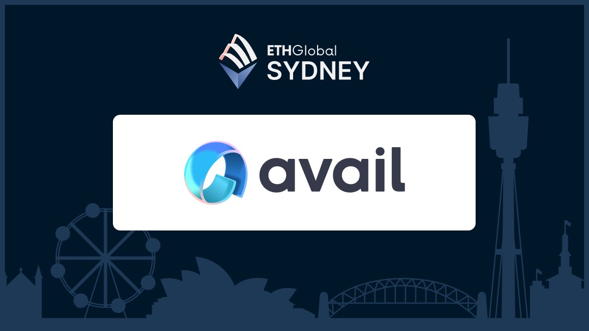 Avail is a robust base layer designed to meet the needs of next-generation trust-minimized applications and sovereign rollups. Build on @AvailProject at ETHGlobal Sydney and learn everything about their project and community, with premium support from Avail developers on-site.