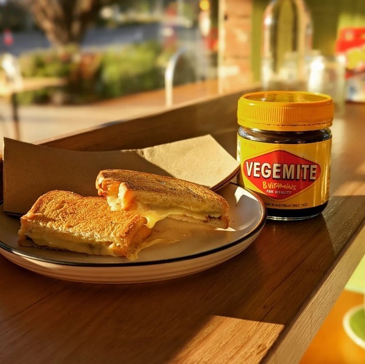 It's International Grilled Cheese Day! 🎉 And you know what that means... Time to get toasty with some VEGEMITE and Cheese Toasties! 🇦🇺🤤 Seriously, if you haven't tried it yet, you're missing out! The gooey cheese with our umami VEGEMITE kick is a delicious combo!