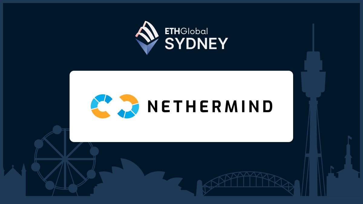 Nethermind is a blockchain research and software engineering company empowering enterprises and developers worldwide to work with and build on decentralized systems. Build with @Nethermind at ETHGlobal Sydney and learn straight from Ethereum's industry-leading researchers.