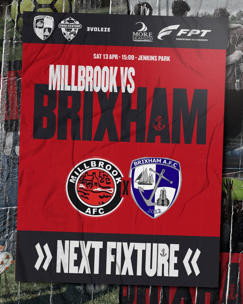 We travel to @MillbrookAFC in our last away game this season. Kick Off is 3PM Our Reserves play @WBB_FC at home at 2.30 💙🤍💙🤍 'BLUE ARMY' @moreseafood @PumpTechLtd Breakwater Marine Engineering @fpt @BrixhamCasuals @Brixhamfishmkt @swsportsnews @TSWesternLeague 🐟🐟🐟