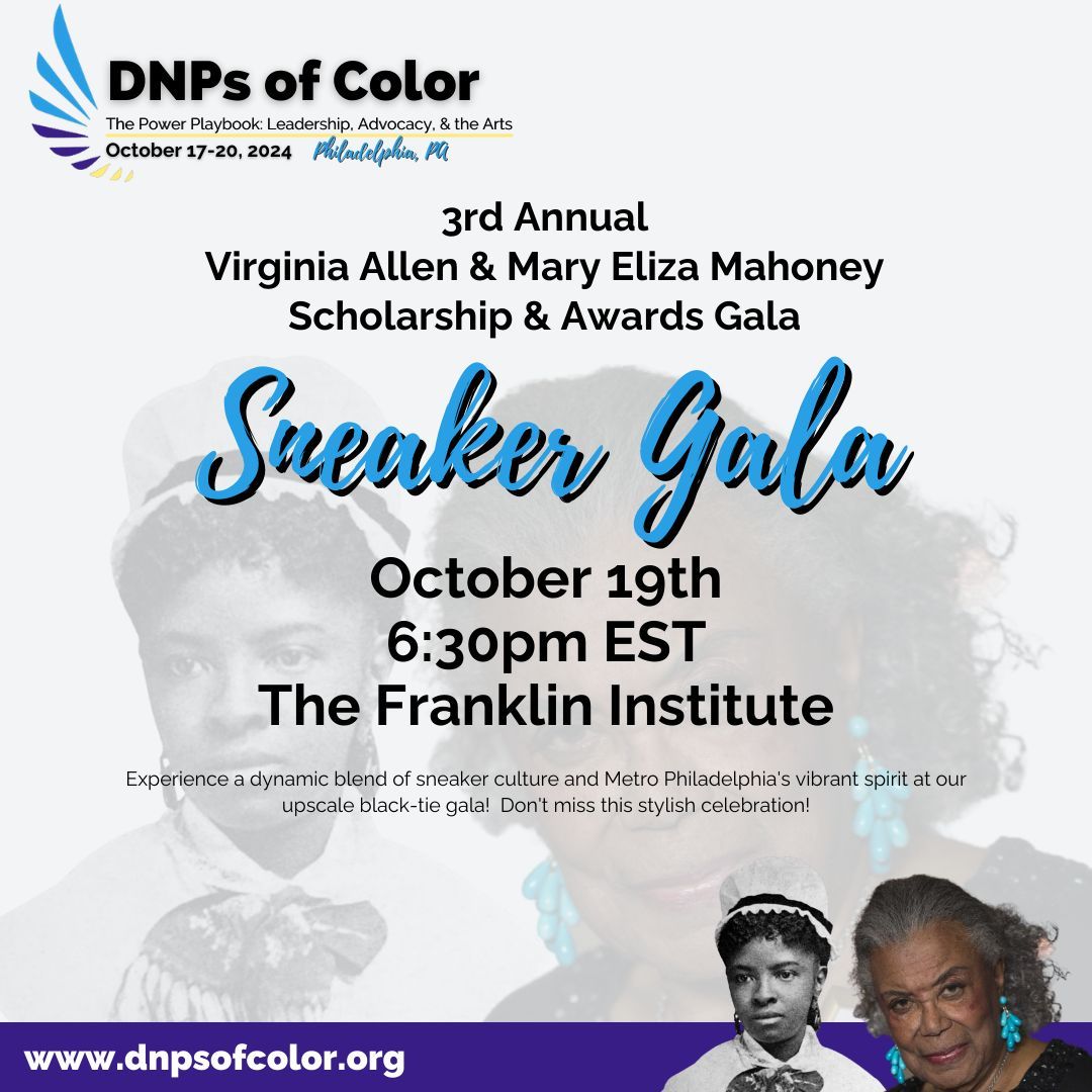 The highlight of our conferences is the gala... So once you cop you a pair of sneakers Be sure to show up and represent at our gala!!! Tickets are limited... #DNPsofColor #inspiringnurses, #empoweringprofessionals, #transformingnursing #powerplaybook #sneakergala