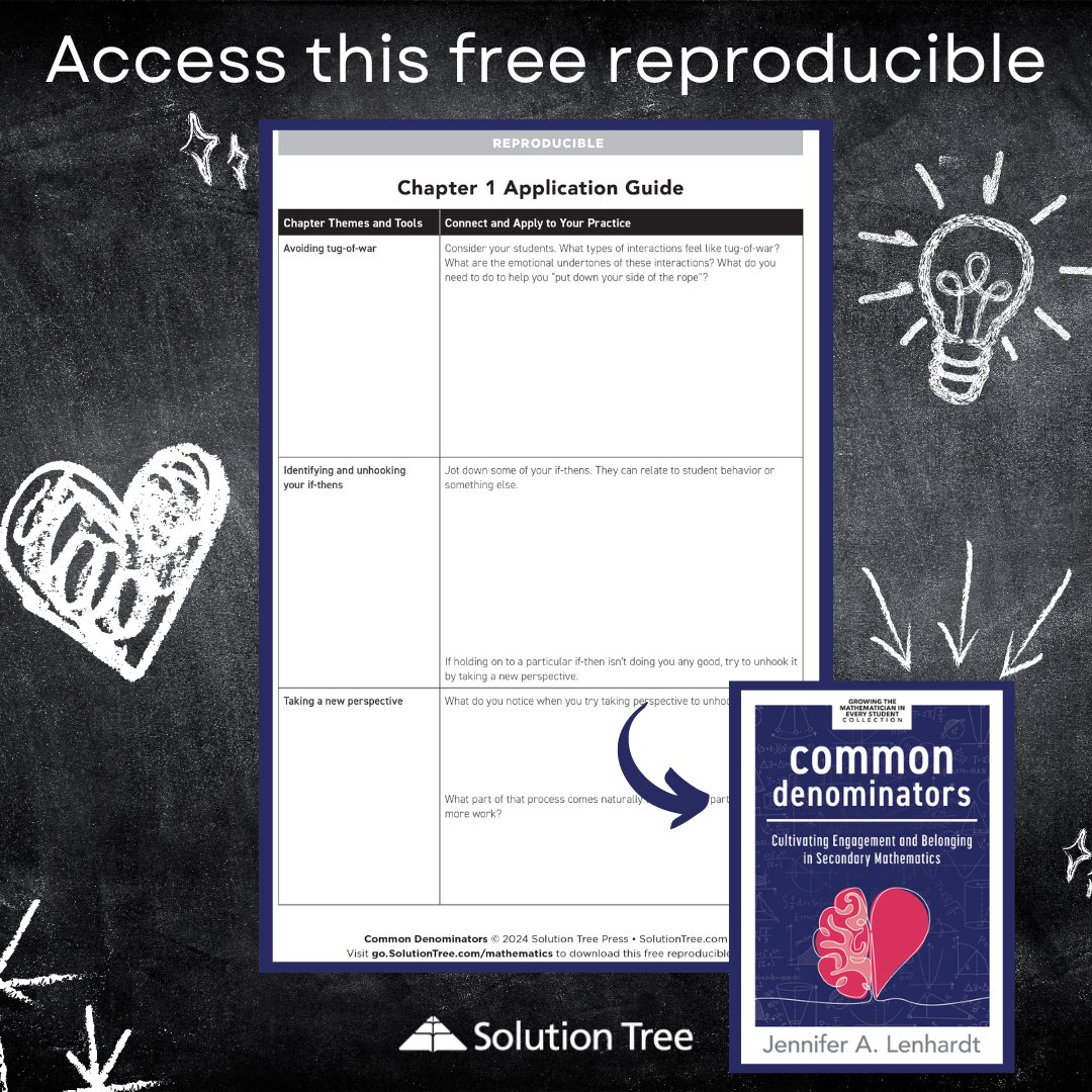 This guide for secondary math teachers shows you how to shape equitable classrooms by evaluating beliefs and practices that keep students and teachers stuck.

Access 🆓 web reproducibles: bit.ly/4a0ynyF @jenniferlmath

#Mathematics #StudentEngagement #ClassroomManagement