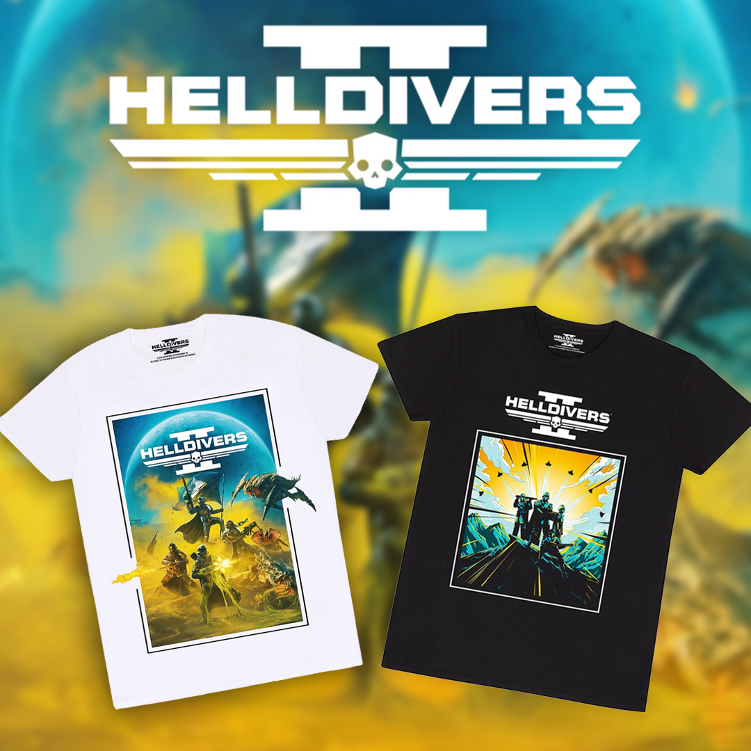 🚀 Dive into the chaos of intergalactic warfare with #Helldivers2 tees! 👕 Equip yourself for the battle ⚔️ against the alien threat. Show your allegiance to democracy and freedom! ✨ Ready to join the elite? 🔗 ow.ly/WWv650Rc71L