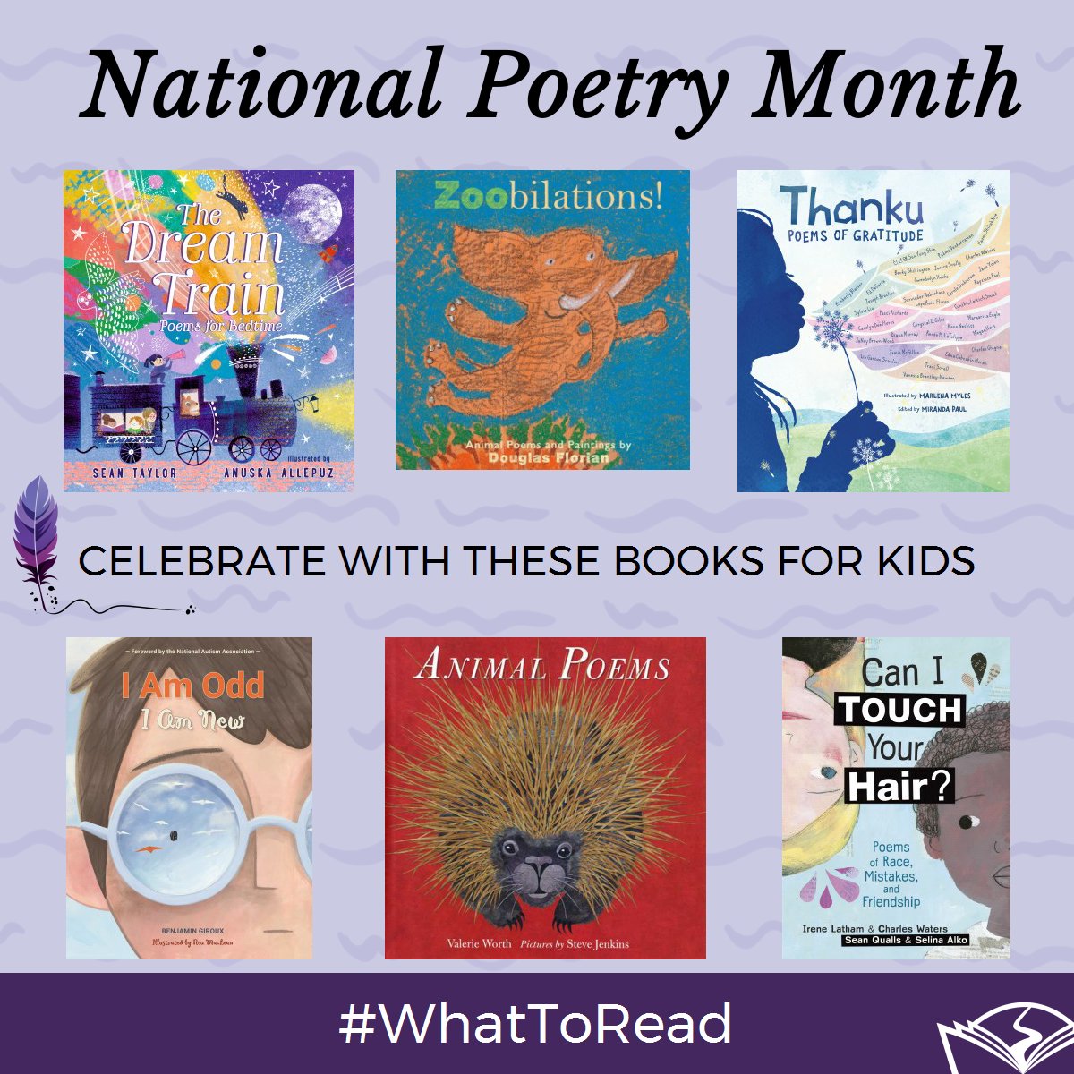 Explore our shelves and let the power of poetry ignite your child's imagination, creativity, and love for language this April in celebration of National Poetry Month. Find a list of poetry books for kids under the #WhatToRead tab: washoelibrary.org/3ZCns8m
