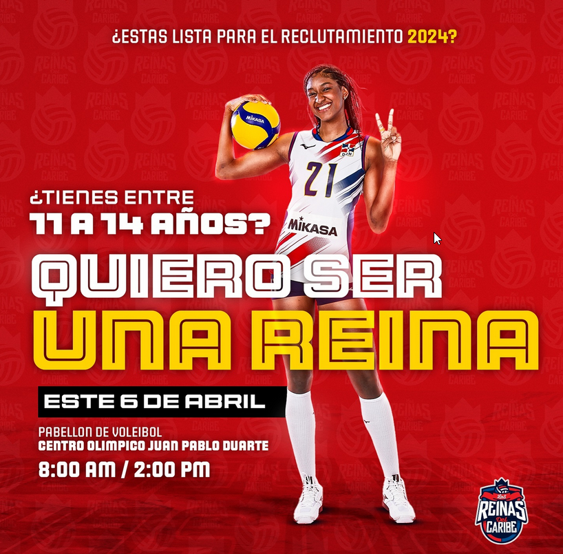omar456c's tweet photo. @MisterDeportes No es NBA, pero resulta extraño que Revista Deportiva no cubriera el Reclutamiento "Quiero Ser Una Reina" 2024 de voleibol el pasado sábado. Asistencia de +2200 niñas de lugares tan lejanos como Dajabón y San Juan de la M. Vea en el canal de Instagram https://t.co/agejYwZoNJ https://t.co/yfhmWqwFKU