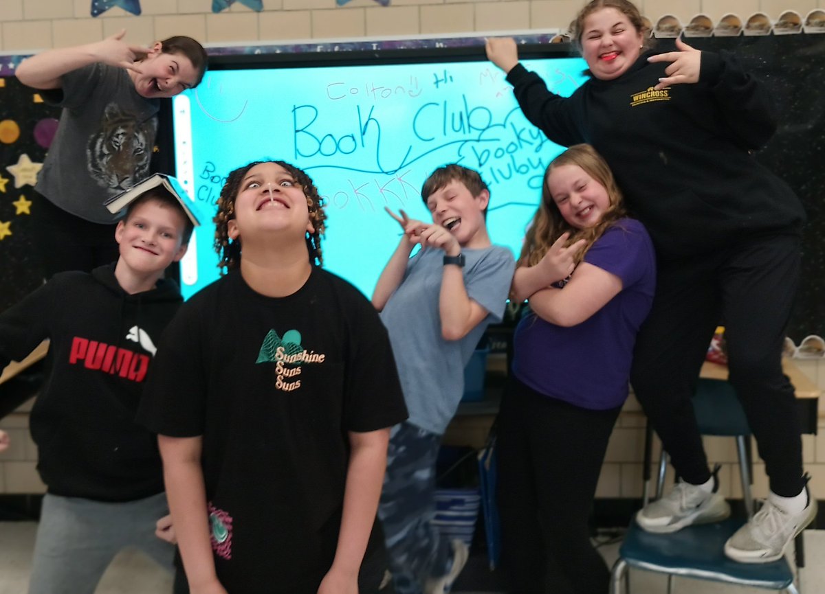 "Serious Fun" at After School Pizza Book Club with the Winters' Gang. #HAYNation 🍕📚