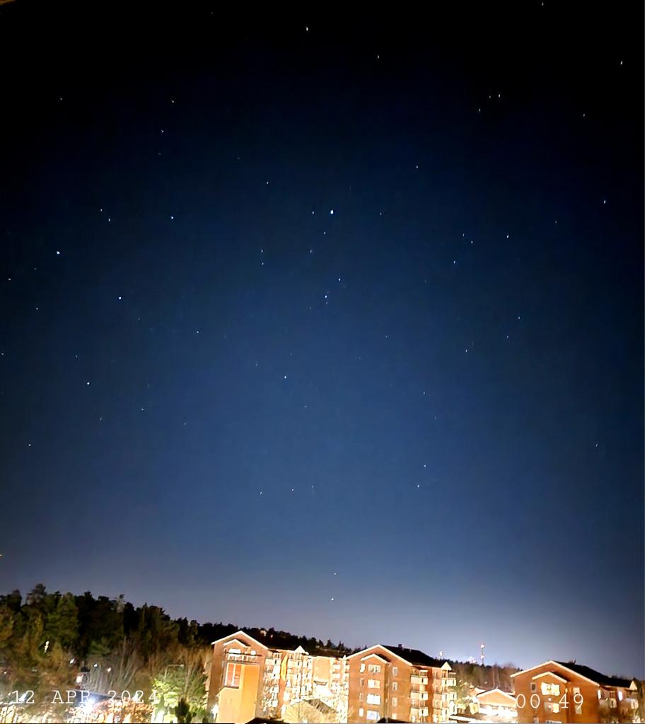 Starry sky tonight.
#nature #sky #NightSky #stars #BrightStars #NightSkyPhoto