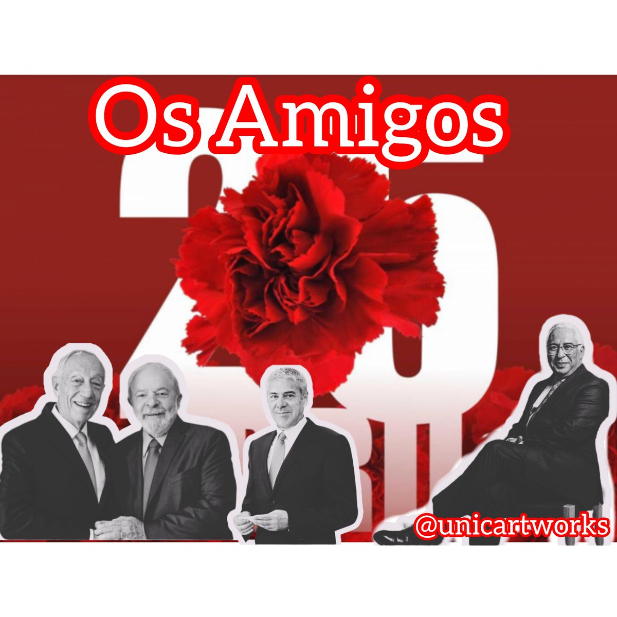 Os amigos este ano acho que não se vão ver.
#25abril
#Portugal
#Amiguismo