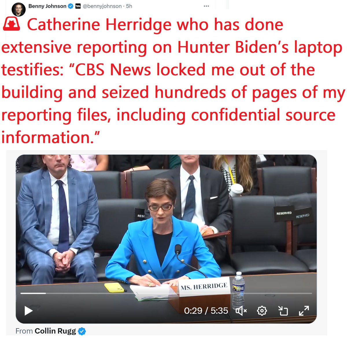 🇺🇸❤️PATRIOT FOLLOW TRAIN❤️🇺🇸 🇺🇸❤️HAPPY THURSDAY EVENING !❤️🇺🇸 🇺🇸❤️DROP YOUR HANDLES ❤️🇺🇸 🇺🇸❤️FOLLOW OTHER PATRIOTS❤️🇺🇸 🔥❤️LIKE & RETWEET IFBAP❤️🔥 🇺🇸❤️PRAY FOR TRUMP❤️🇺🇸 🚨 Catherine Herridge who has done extensive reporting on Hunter Biden’s laptop testifies: “CBS News…