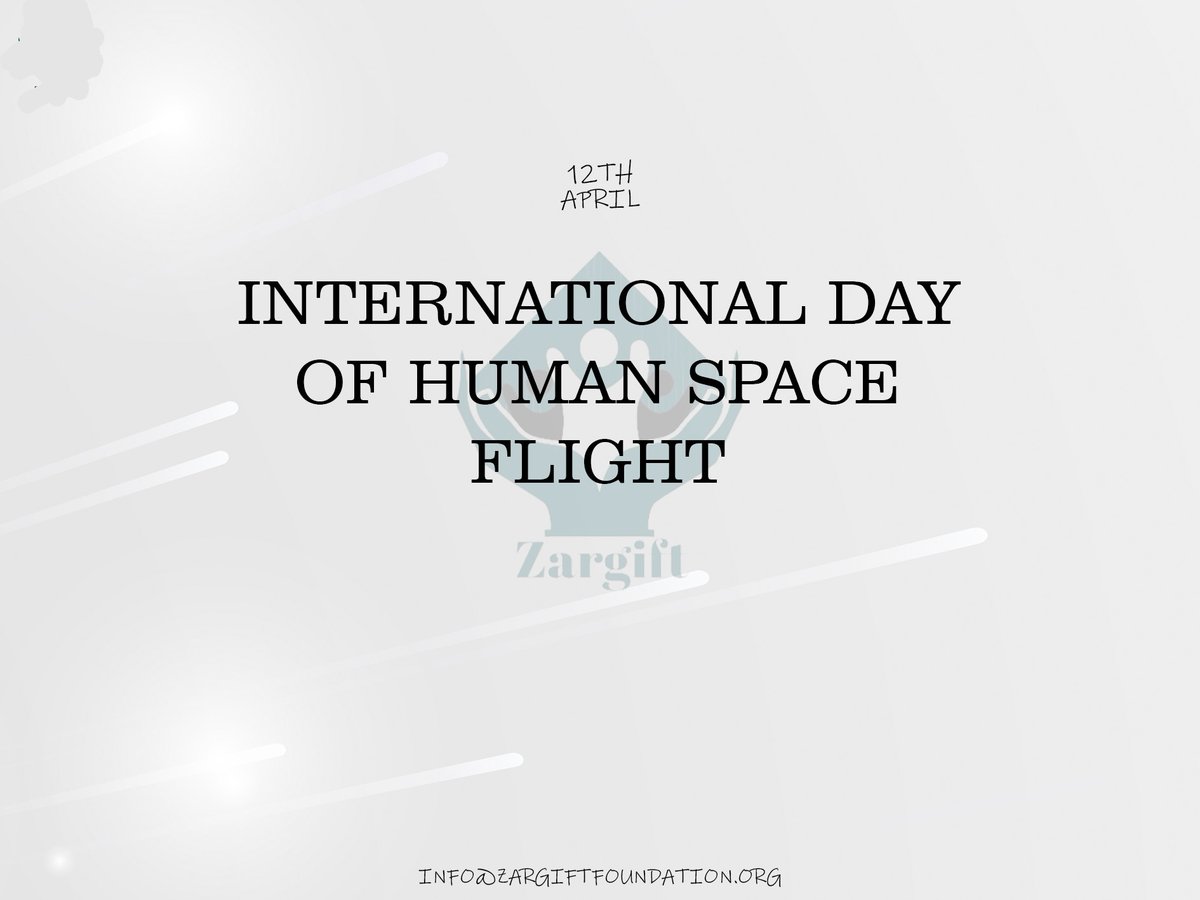 International Day of Human Space Flight! Let's commemorate humanity's achievements in space exploration and strive for continued collaboration in science and discovery. #SpaceDay #HumanSpaceFlight #UnityInScience