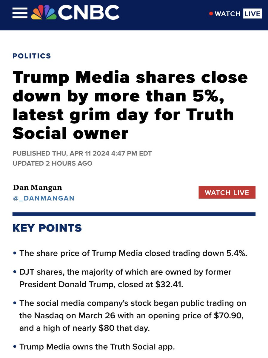 🤑 $DJT