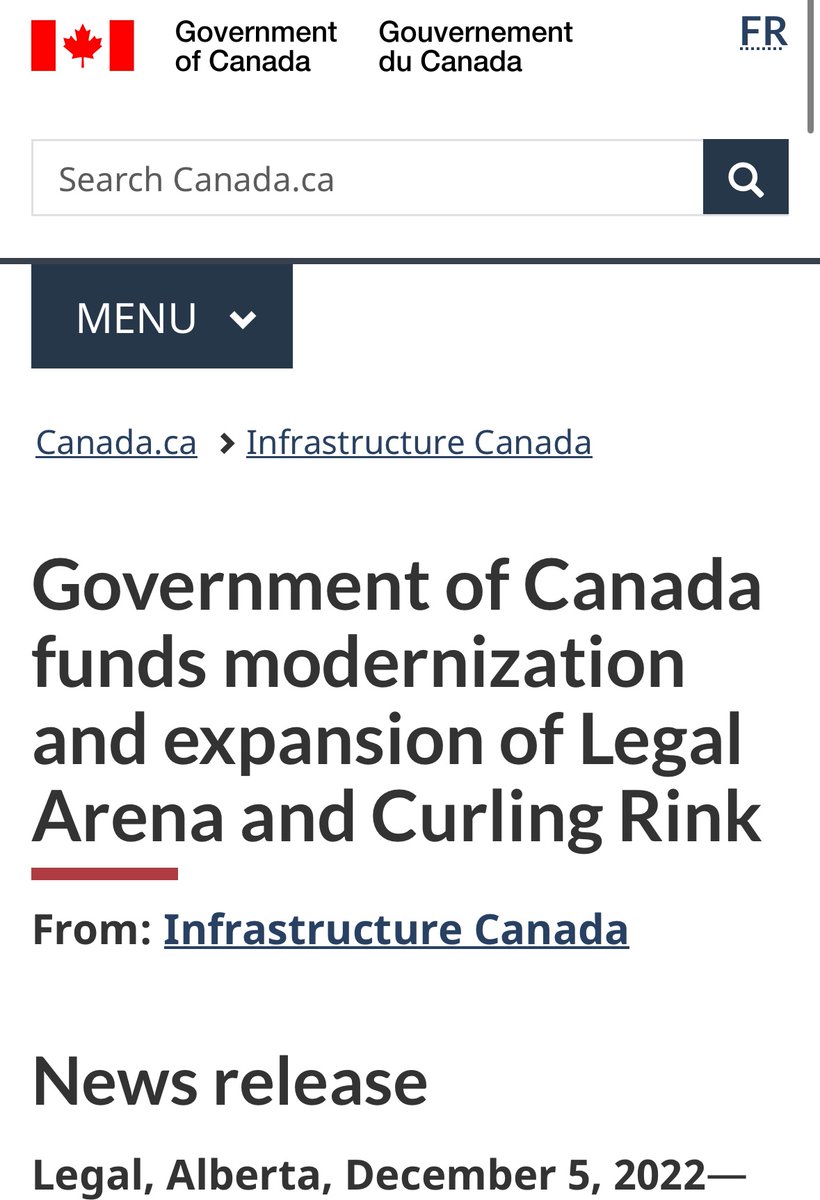 You know community arenas and rinks in small town Alberta?

 Danielle Smith wants to stop the feds funding those with Bill 18.  

What a joke. #ableg