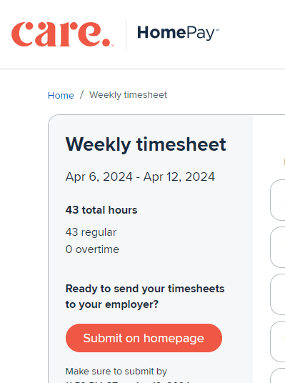 NannyThaty's tweet photo. @CareDotCom  being  https://t.co/uG4xWmjNOR 😒  No, darling, it is not 43 regular hours.

It is 40 regular and 3 hours of overtime. Do we always have to do the job for you? #Shame #Homepay

And that's just another way for #wagetheft to start. https://t.co/LJfw88CgG7