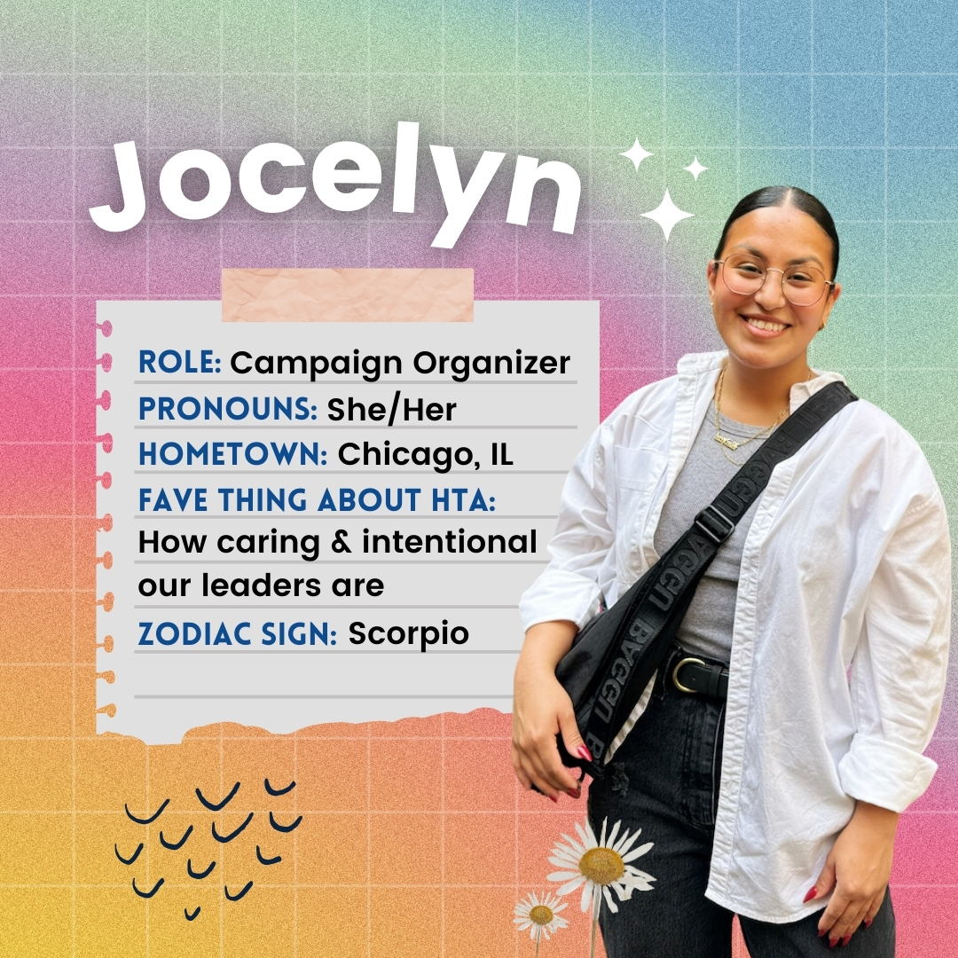 HealingToAction's tweet image. STAFF INTRO ✨ | Meet Jocelyn, our Campaign Organizer! Jocelyn energizes our team and survivor-leaders to advocate for their communities. See who inspires Jocelyn! 

#StaffIntro #InspirationalWomen