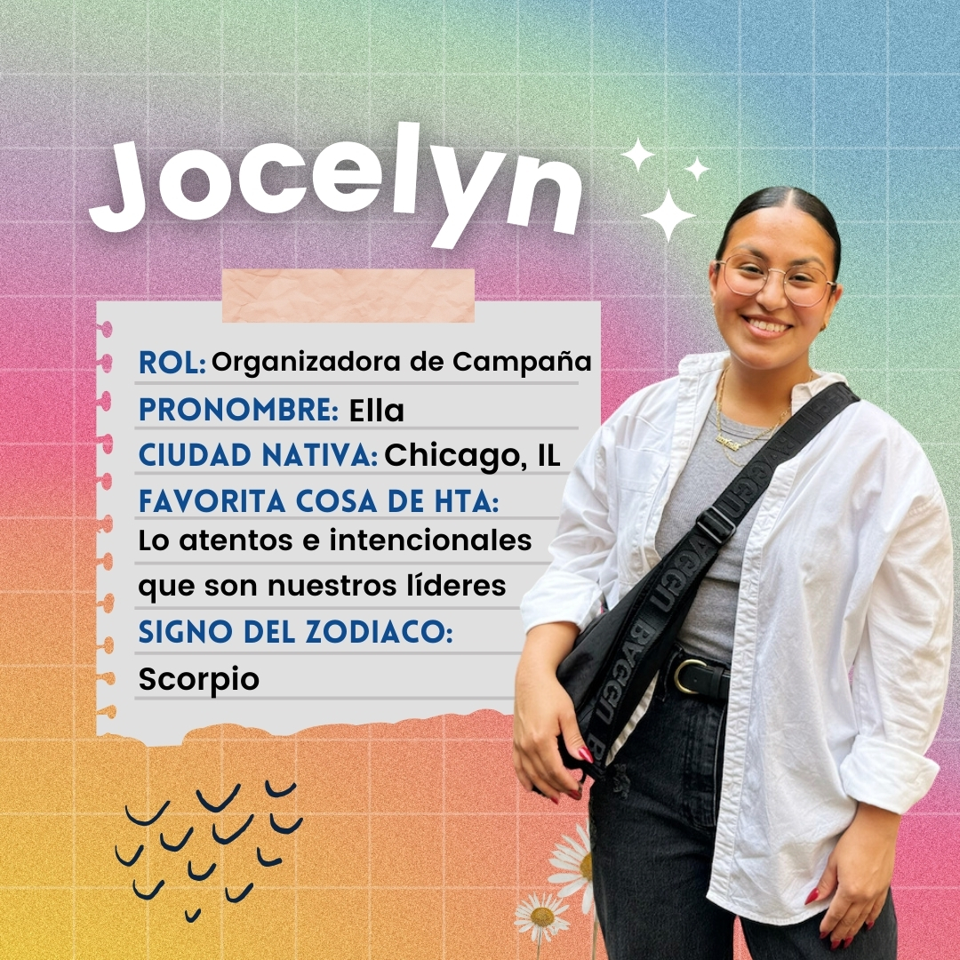 HealingToAction's tweet image. STAFF INTRO ✨ | Meet Jocelyn, our Campaign Organizer! Jocelyn energizes our team and survivor-leaders to advocate for their communities. See who inspires Jocelyn! 

#StaffIntro #InspirationalWomen
